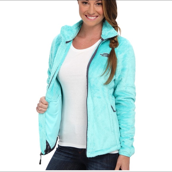 mint green osito north face